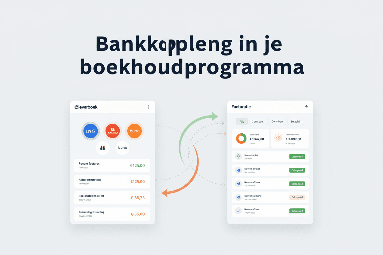Bankkoppeling in je boekhoudprogramma: Zo werkt het (2026)