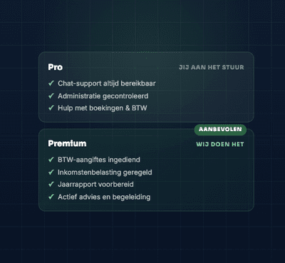Jij bepaalt: zelf doen, of volledig uit handen geven.